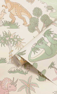 Adventure Awaits Dino Zoo Pink/Sage 14013