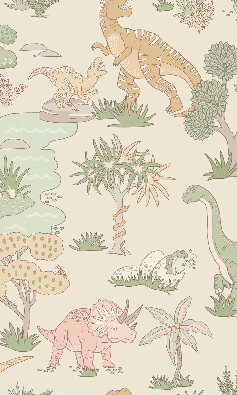 Adventure Awaits Dino Zoo Pink/Sage 14013