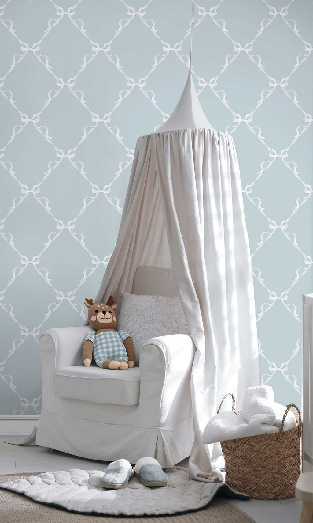 Adventure Awaits Tied With a Bow Sky Blue 14030