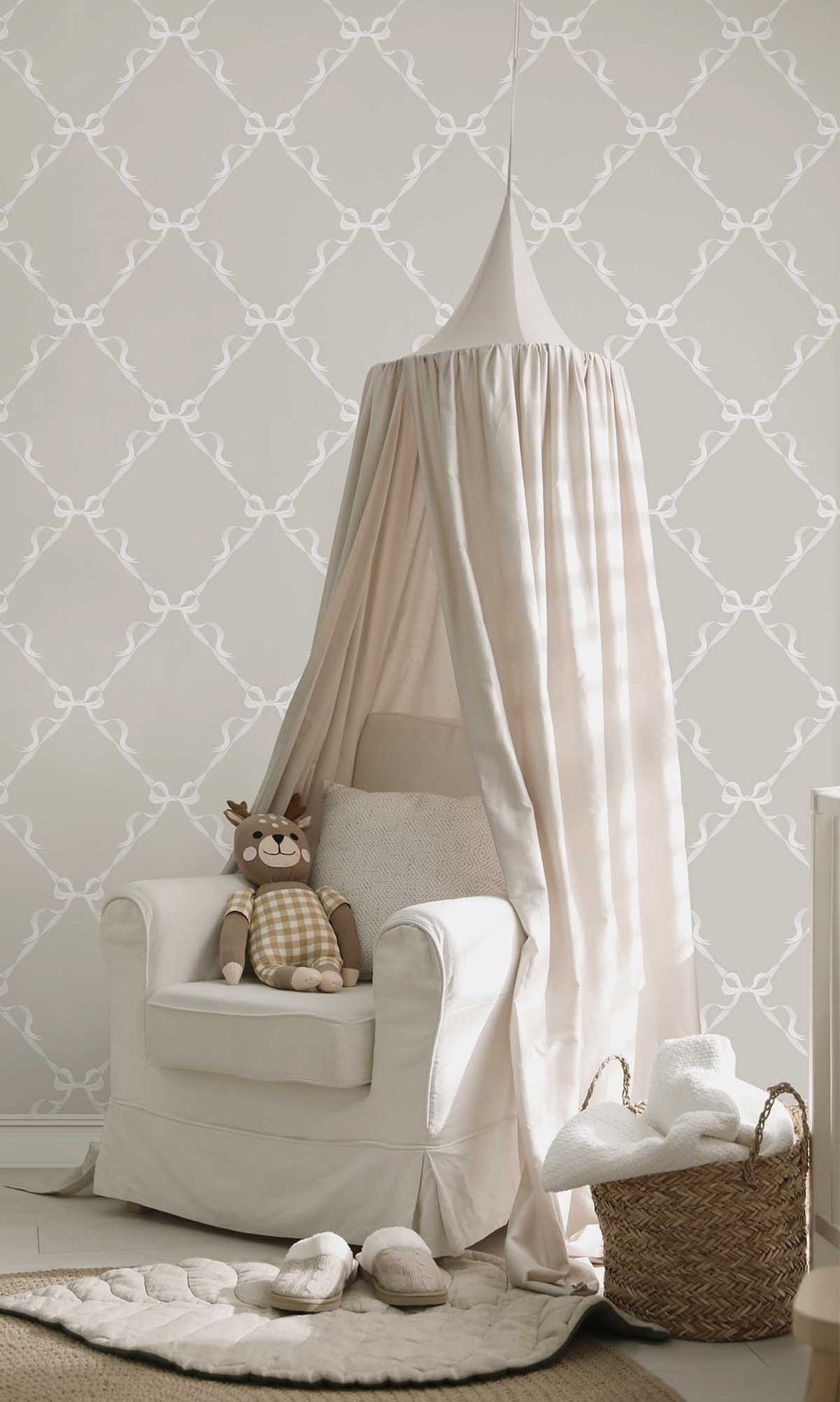 Adventure Awaits Tied With a Bow Warm Grey 14031