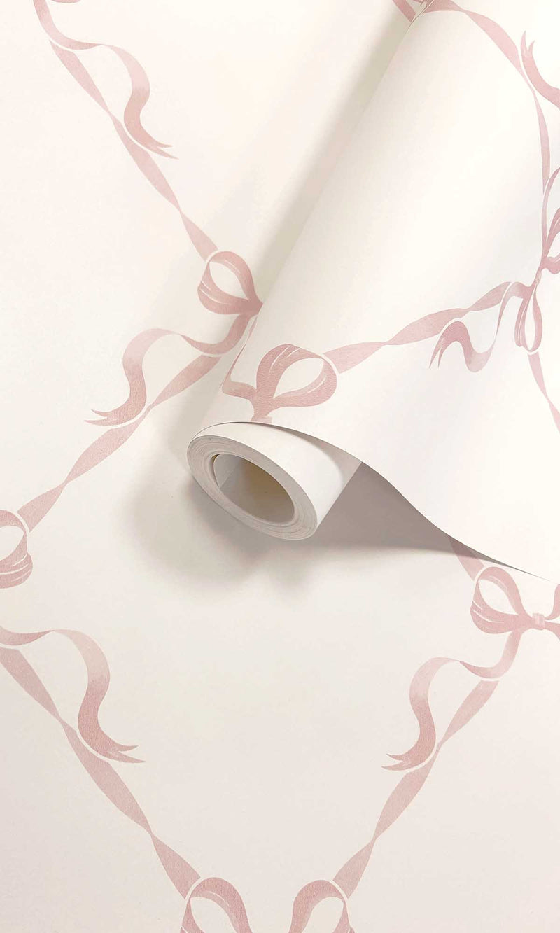 Adventure Awaits Tied With a Bow Cream/Pink 14032