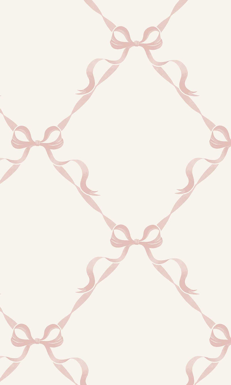 Adventure Awaits Tied With a Bow Cream/Pink 14032