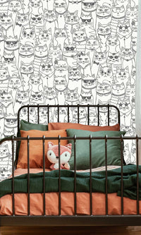 Adventure Awaits Colour-me Cats Black/White 14070