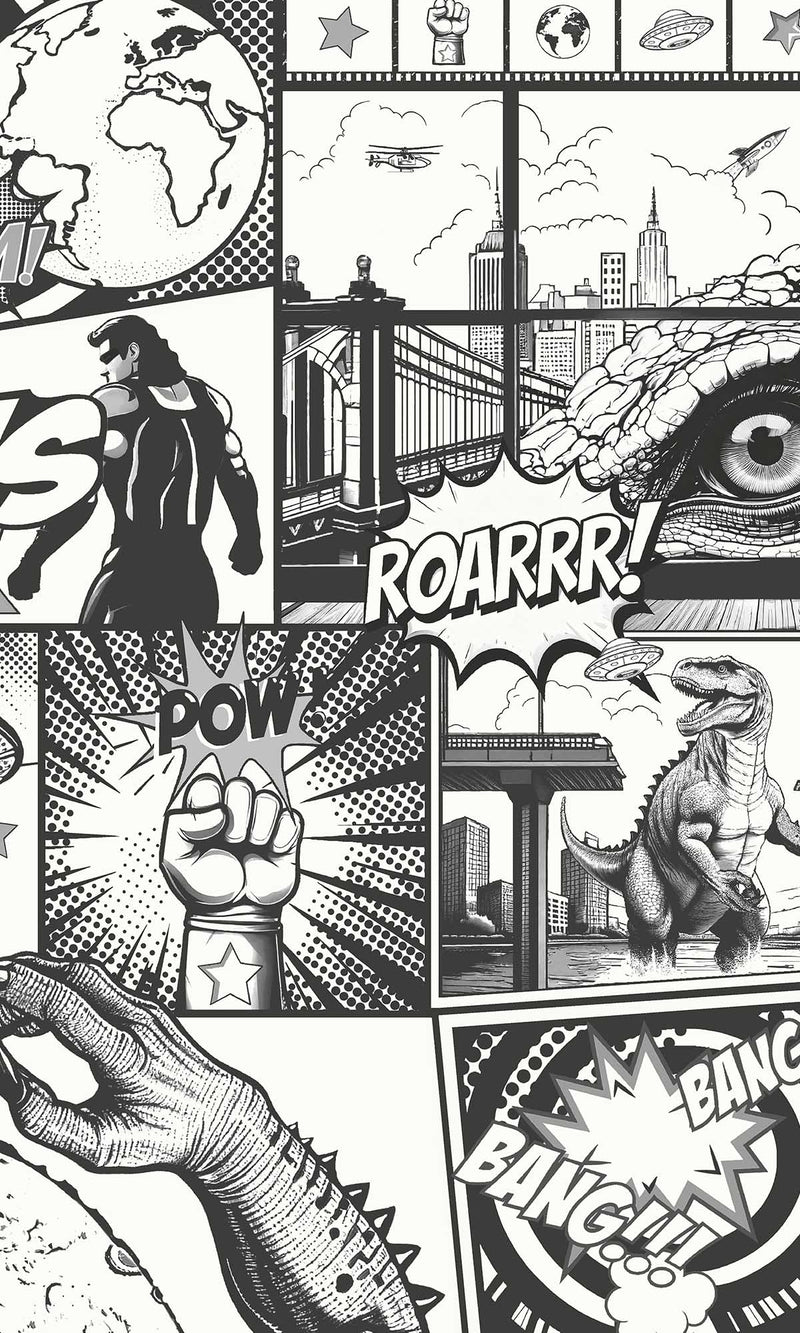 Adventure Awaits City Hero Black/White 14075