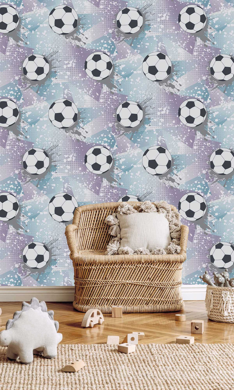 Adventure Awaits Football Frenzy Lilac/Silver 14091