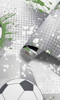 Adventure Awaits Football Frenzy Grey/Green 14092