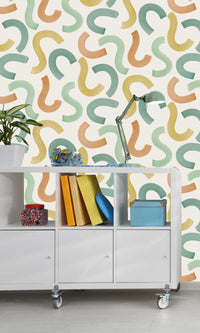 Adventure Awaits Curly Confetti Teal/Ochre/Orange 14111