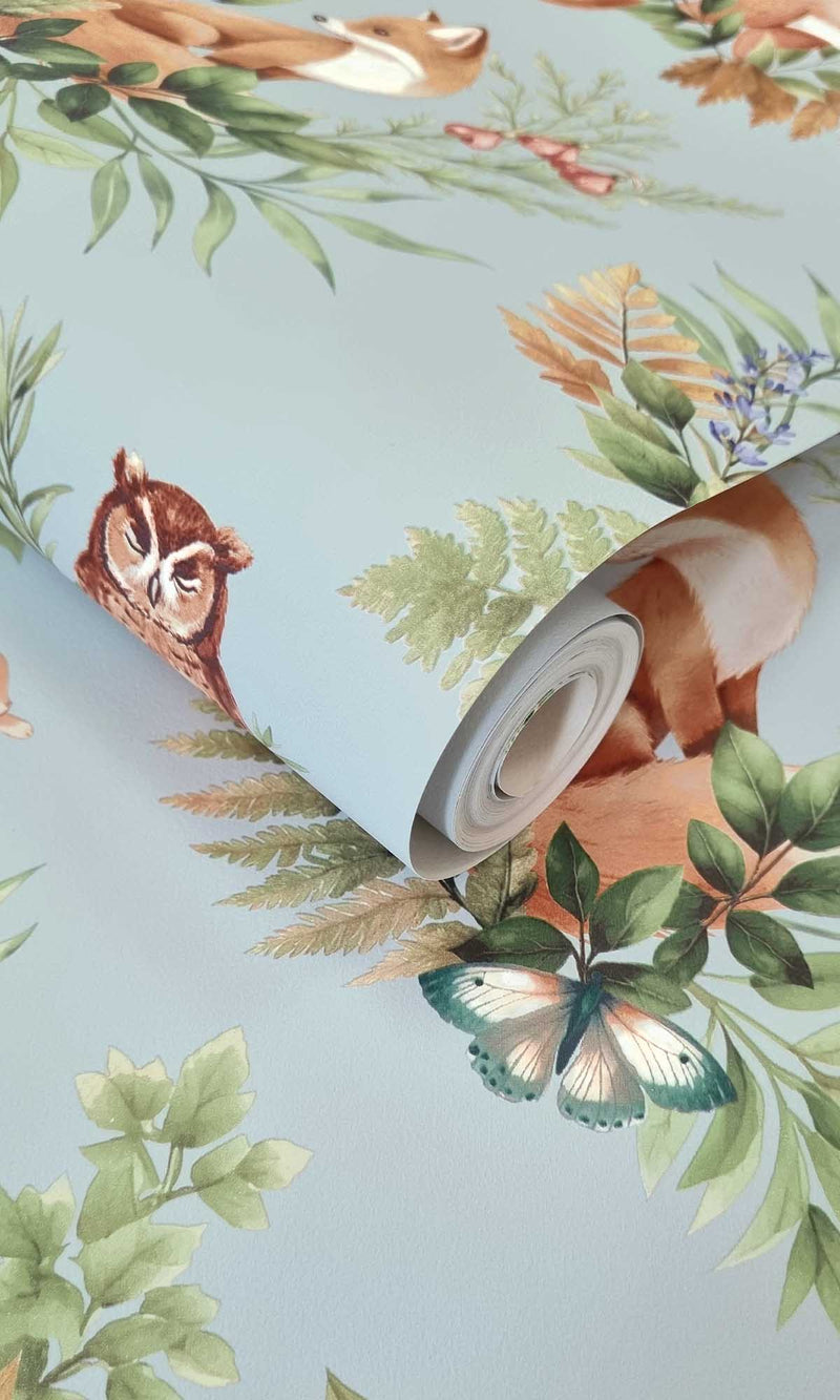 Adventure Awaits Forest Friends Duck Egg Blue 14120