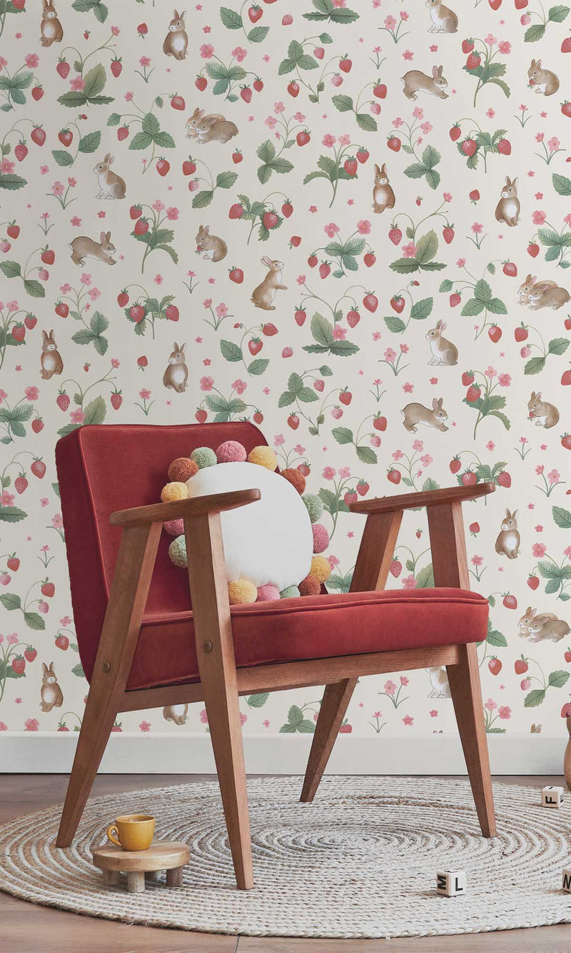 Adventure Awaits Bunnies & Berries Cream/Multi 14140