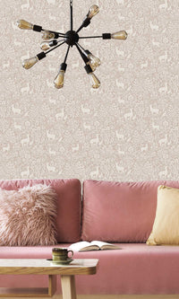 Imaginarium 3 Deer Woods Pink 14162