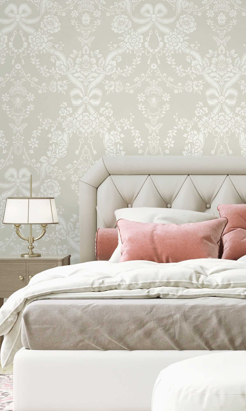 Imaginarium 3 Bow Damask Taupe 14171