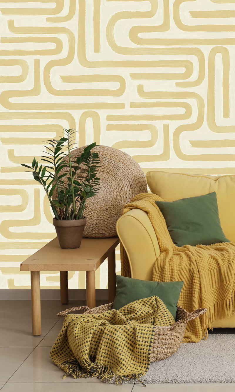 Imaginarium 3 Brushed Geo Ochre 14231