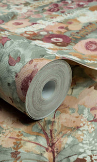 Inia Delphinium Forest Multicolor - Burgundy A74603