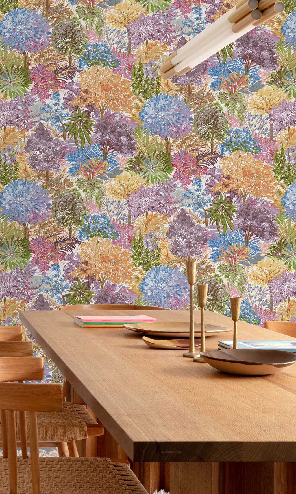 Inia Blossom Tree Multicoloured - Blue A78601