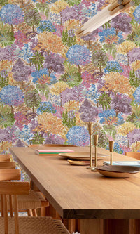 Inia Blossom Tree Multicoloured - Blue A78601