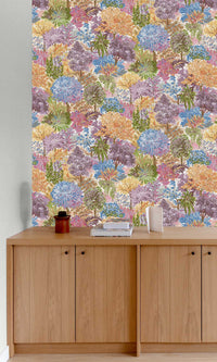 Inia Blossom Tree Multicoloured - Blue A78601