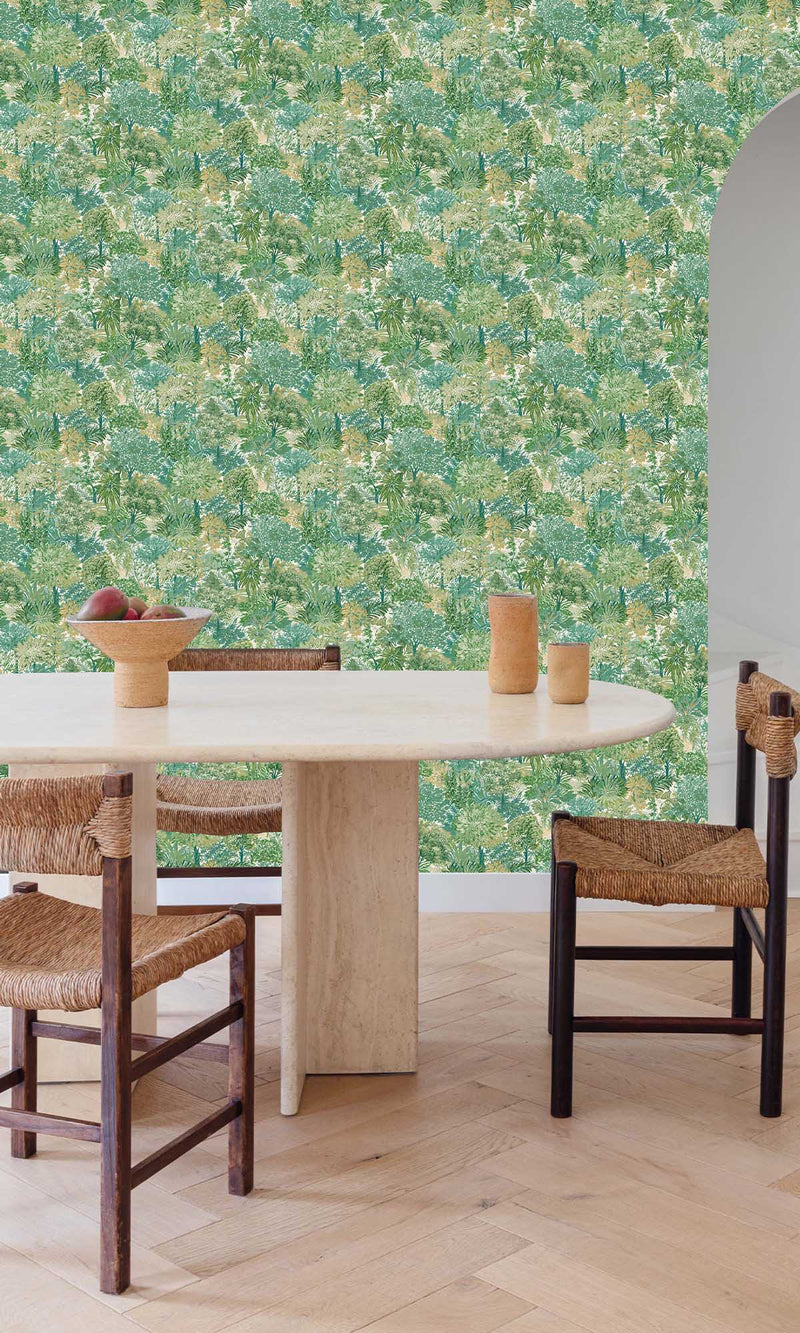 Inia Blossom Tree Multicoloured - Green A78602