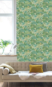 Inia Blossom Tree Multicoloured - Green A78602