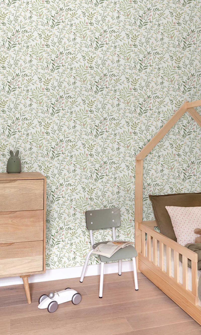 Inia Leafy Trail Multicoloured - Green A78801