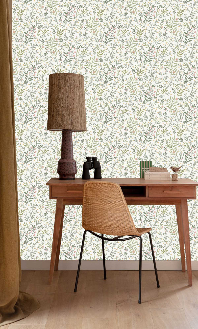 Inia Leafy Trail Multicoloured - Green A78801