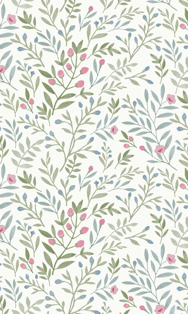 Inia Leafy Trail Multicoloured - Blue A78803