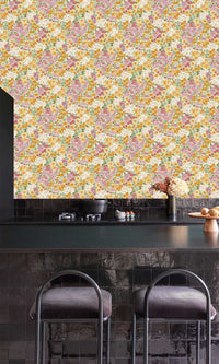 Inia Ditsy Flowers Multicolor - Gold A80501