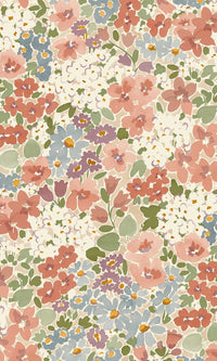 Inia Ditsy Flowers Multicolor - Maroon A80502