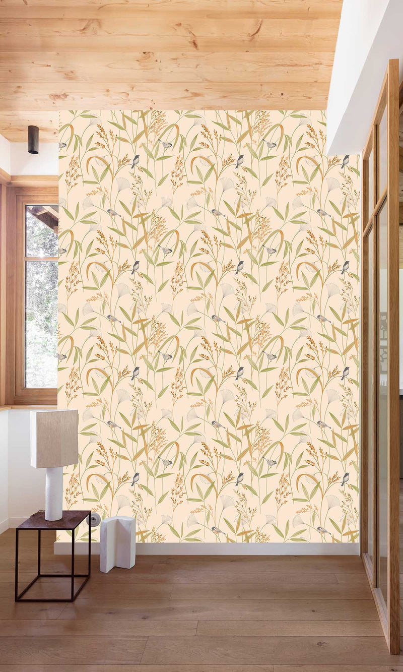 Inia Azuria Beige - Green A83501