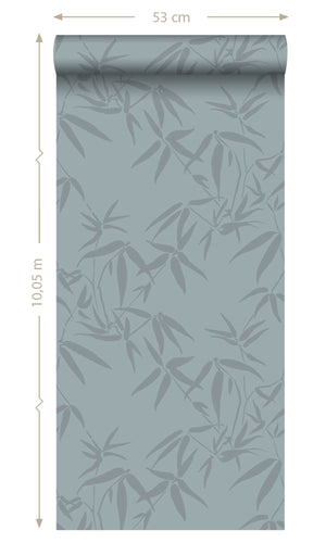 Origin City Chic Blue Bamboo Leaves 347737