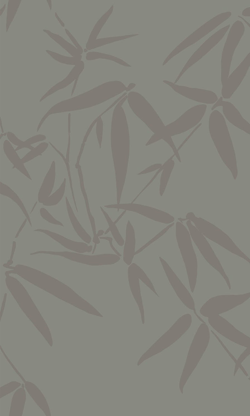 Origin City Chic Warm Gray Bamboo Leaves 347739