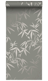 Origin City Chic Warm Gray Bamboo Leaves 347739