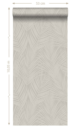 Origin Paradise Beige Plam Leaves 347743