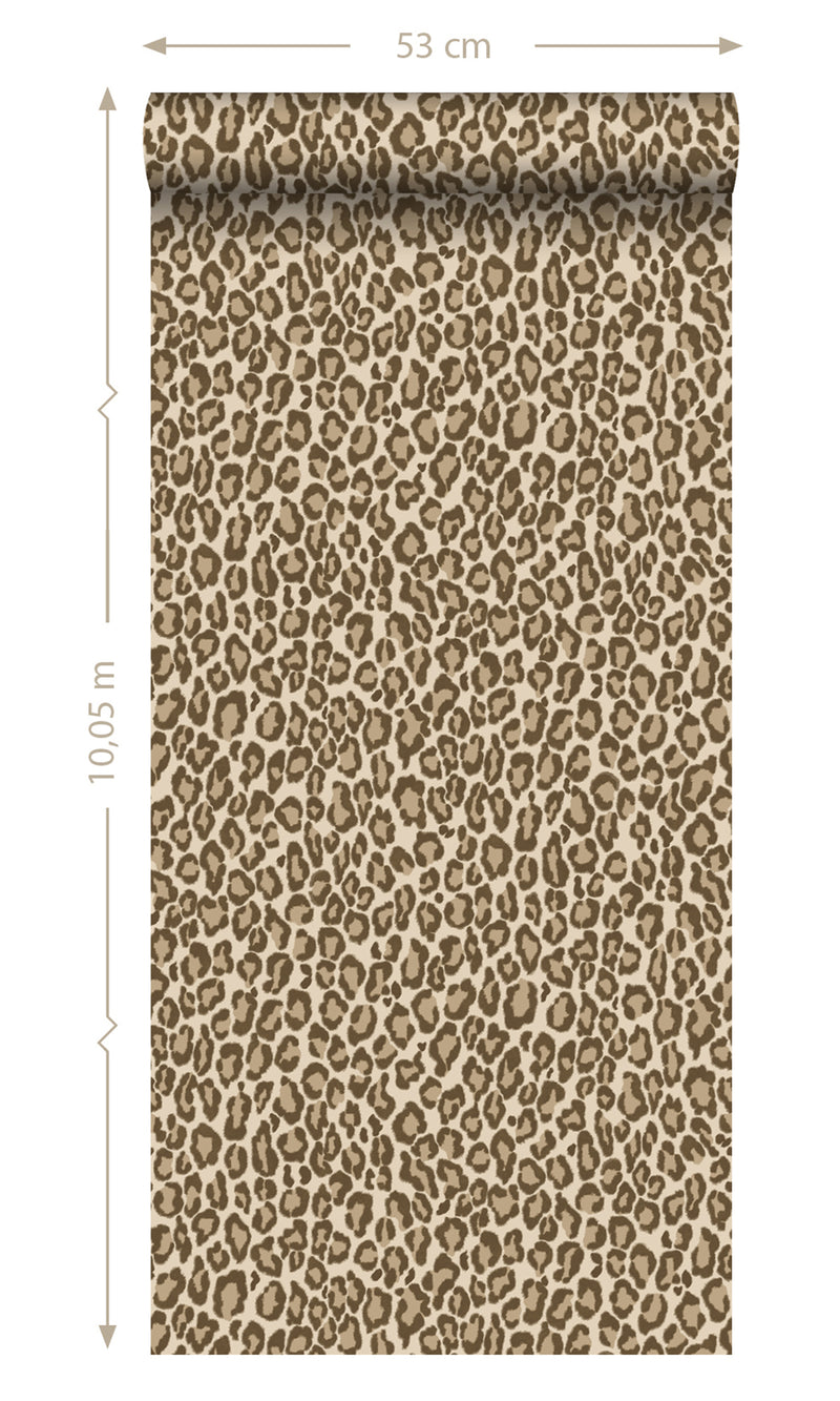 Origin Paradise Brown Beige Leopard Skin 139152