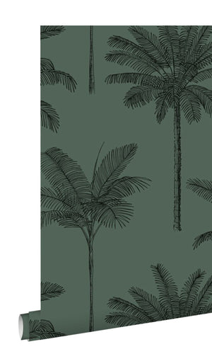 Origin Paradise Dark Green Palm Trees 139321