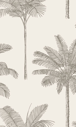 Origin Paradise Light Beige Palm Trees 139163