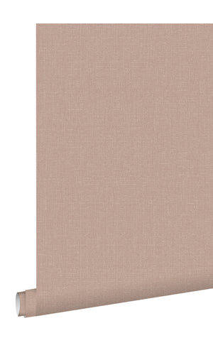 Origin Antique Pink Blush Linen Texture Plain 148743