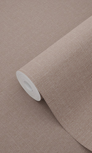 Origin Antique Pink Blush Linen Texture Plain 148743