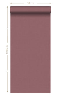 Origin Burgundy Red Blush Linen Texture Plain 148744