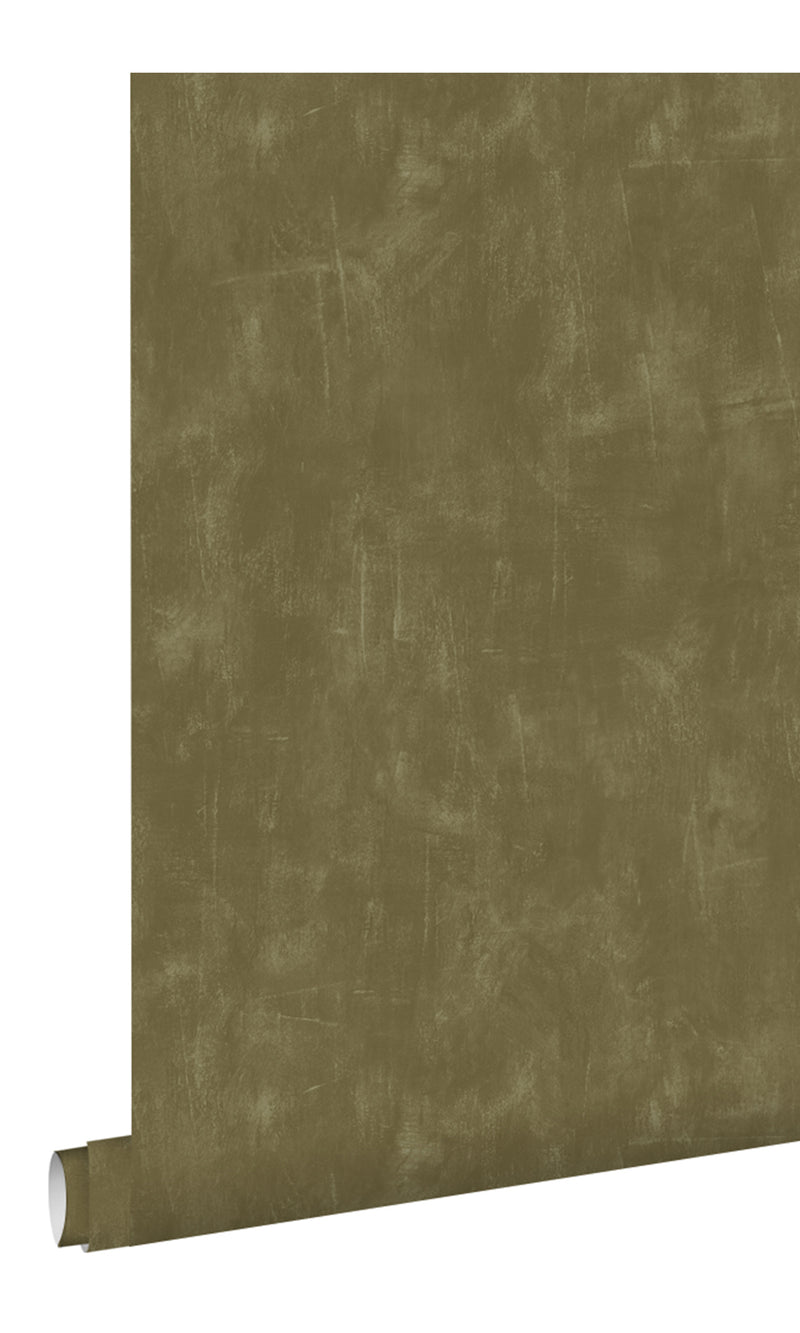 Origin Blush Khaki Green Plain With Painterly Effect 148723