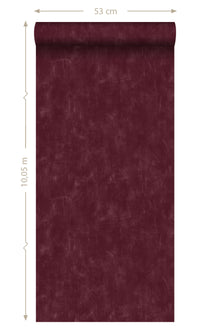 Origin Blush Burgundy Red Plain With Painterly Effect 148724