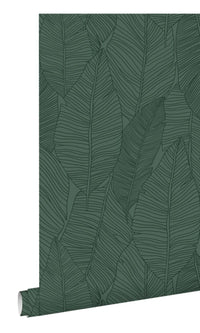 Origin Jungle Fever Dark Green Pen Drawn Leaves 139449