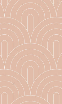 Origin Peach Pink Art Deco Arches 139218