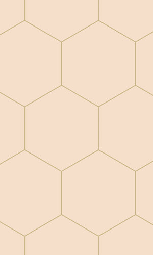 Origin Light Peach Pink Art Deco Honeycomb 139226