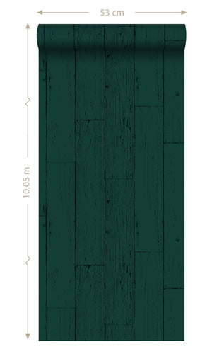 Origin Emerald Green Weathered Wooden Planks 347536