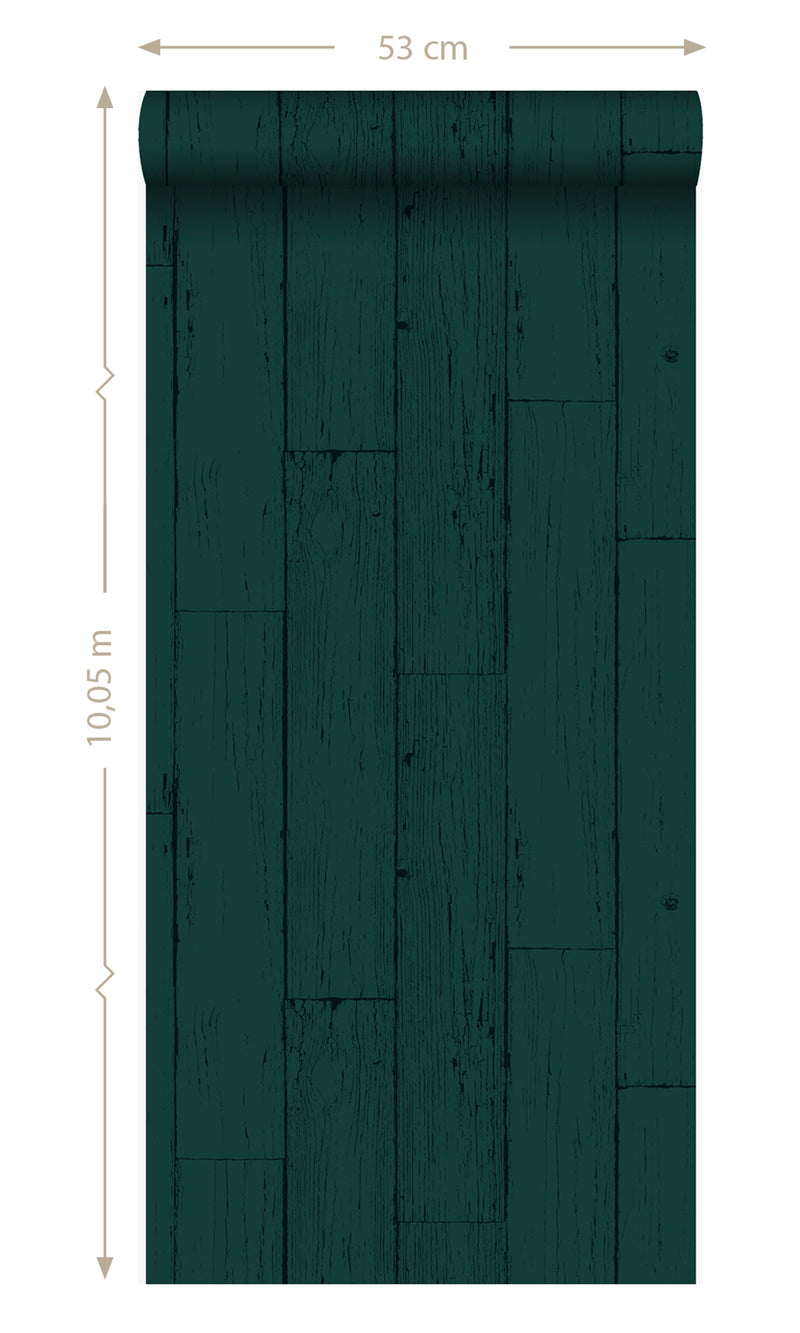 Origin Emerald Green Weathered Wooden Planks 347536