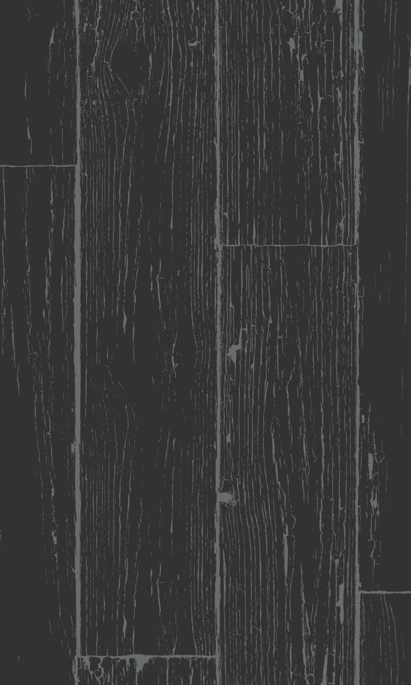 Origin Matt Black and Silver Weathered Wooden Planks 347542