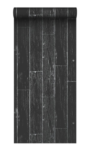 Origin Matt Black and Silver Weathered Wooden Planks 347542