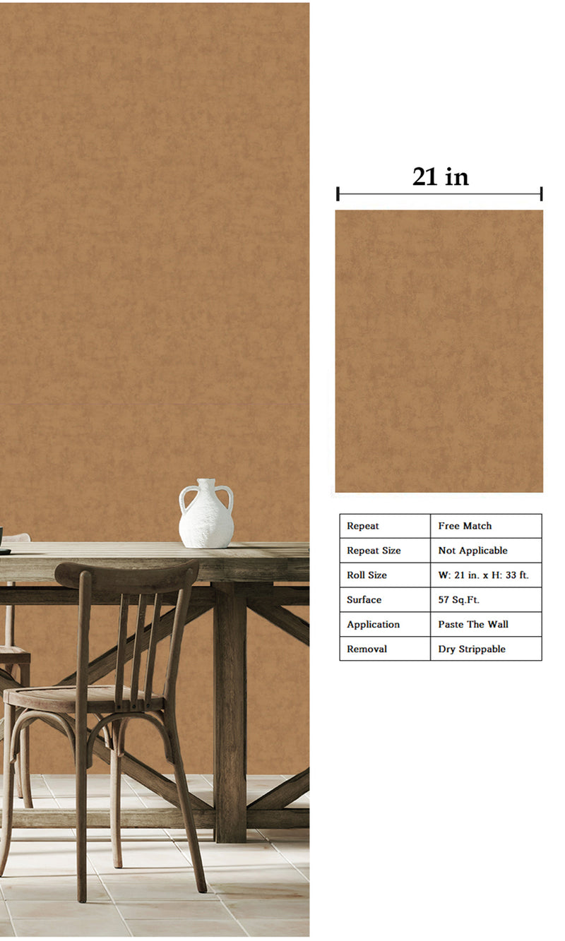 Designer Walls Velvet Ochre Plain DW1006