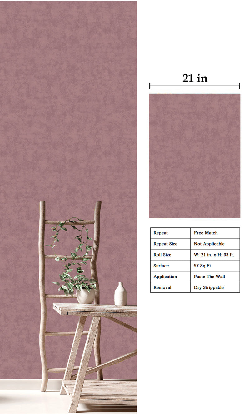 Designer Walls Velvet Blush Plain DW1011