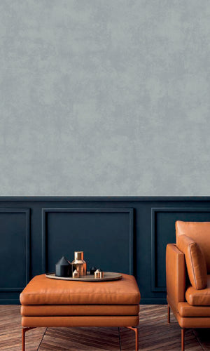 Designer Walls Velvet Blue Plain DW1012